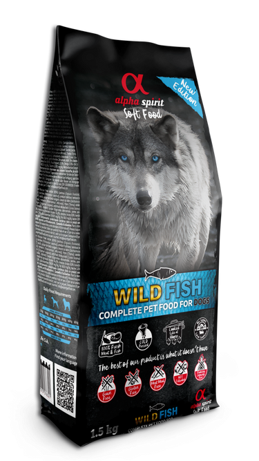 Soft Food for Adult Dogs WILD FISH - 1.5 kg Bag